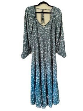 Mint Choco Floral Green Dress NWT